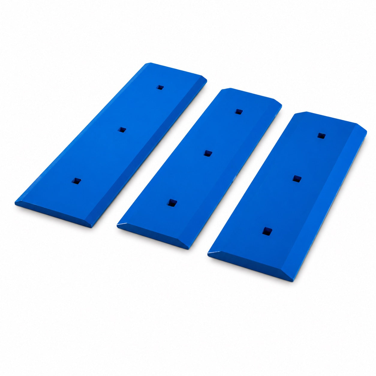 Bolt-fastened brush edges