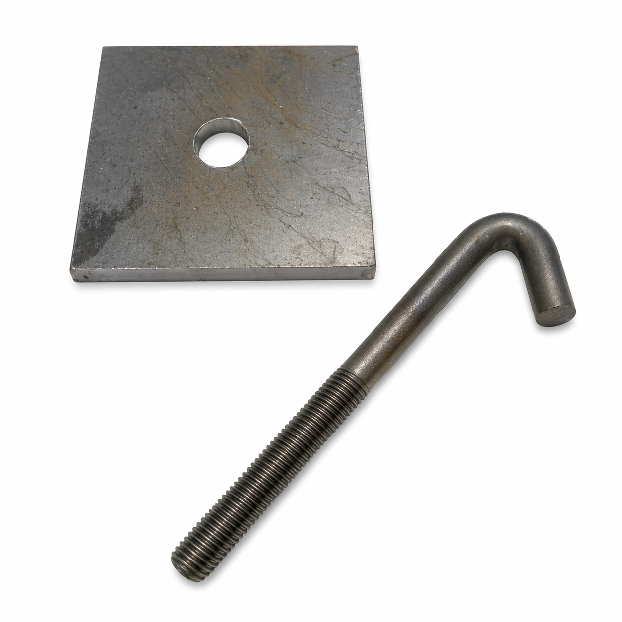 Hook bolts and washers