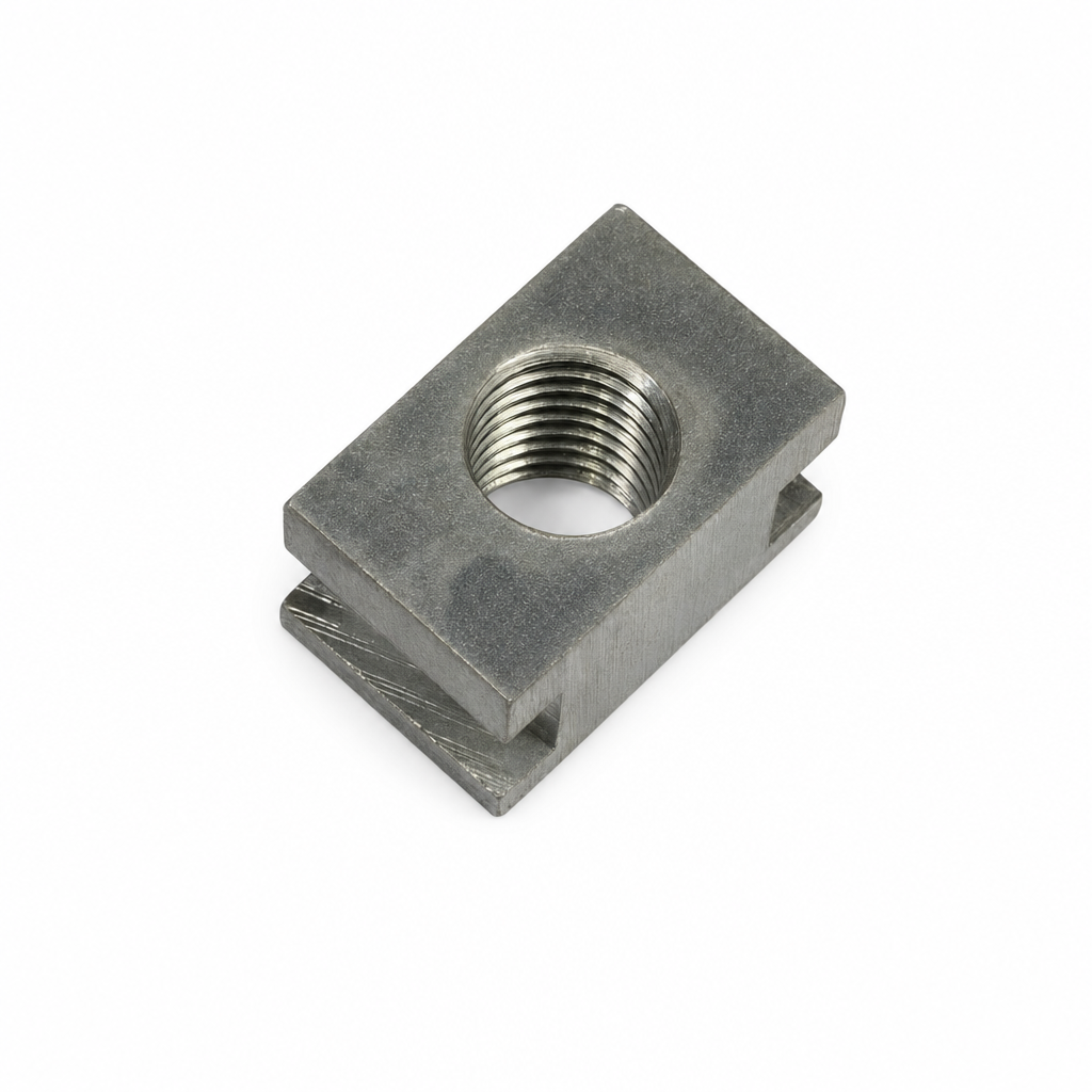 Slot nut – wear resistant rubber and plank scrapers