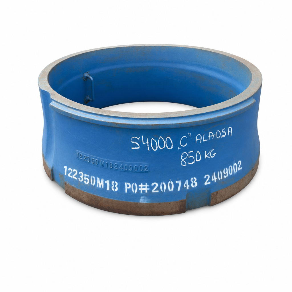 Concave lower, C – Sandvik S4000