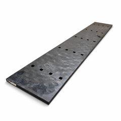 Ice scraper HB500 240x10x1525/305mm rubber coated