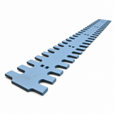 Flat ice scraper HB500 305mm 12x200x1525