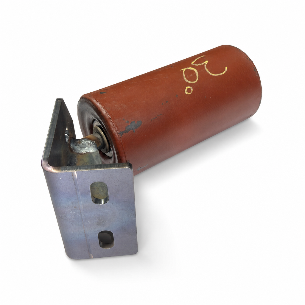 Roller holder and roll 30 deg. – smooth rollers, steel – image 2