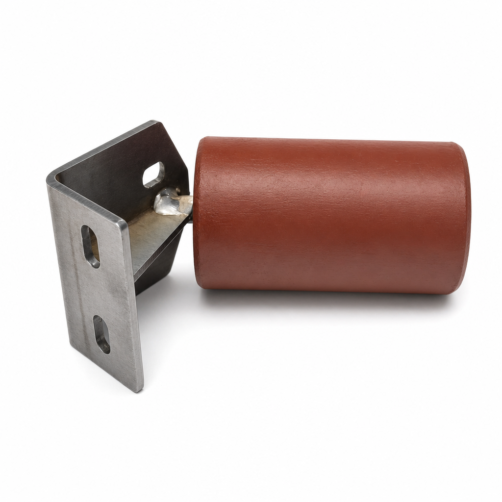 Roller holder and roll 40 deg. – smooth rollers, steel