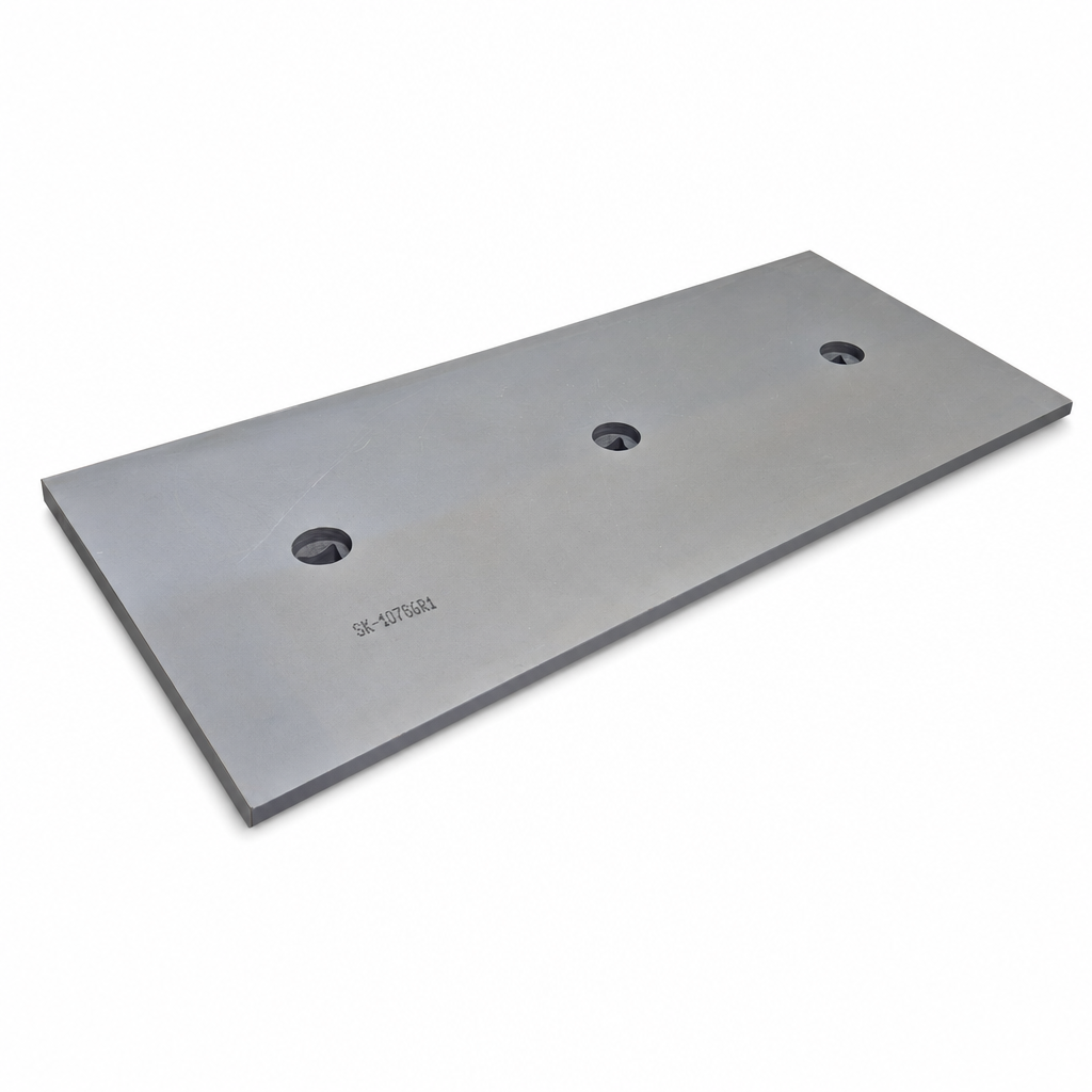 Wear blade HB500 30x350x800 – bolt-fastened brush edges