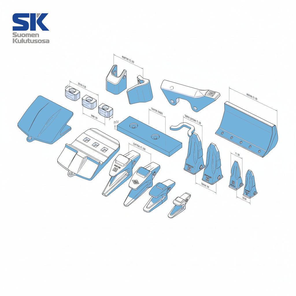 Bucket wear parts